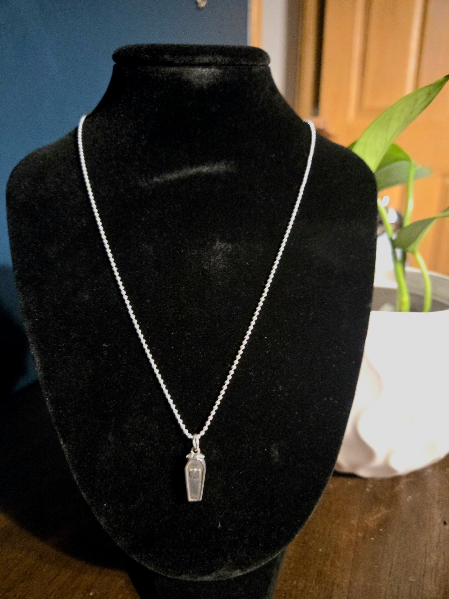 'Deathlace' 15" Sterling Silver 925 Necklace
