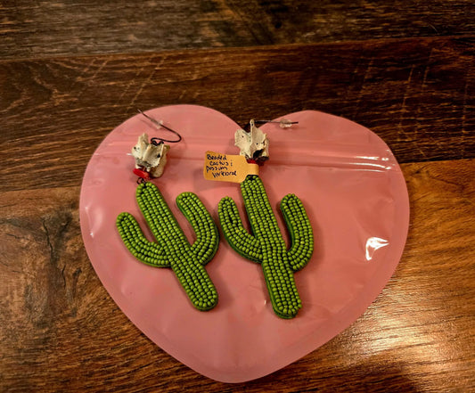 'Prickly Cuties' Dangle Earrings