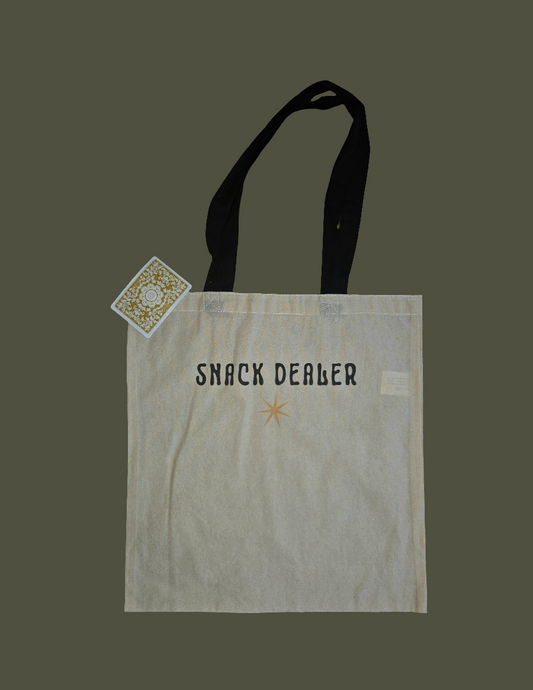 'Snack Dealer' Canvas Tote Bag