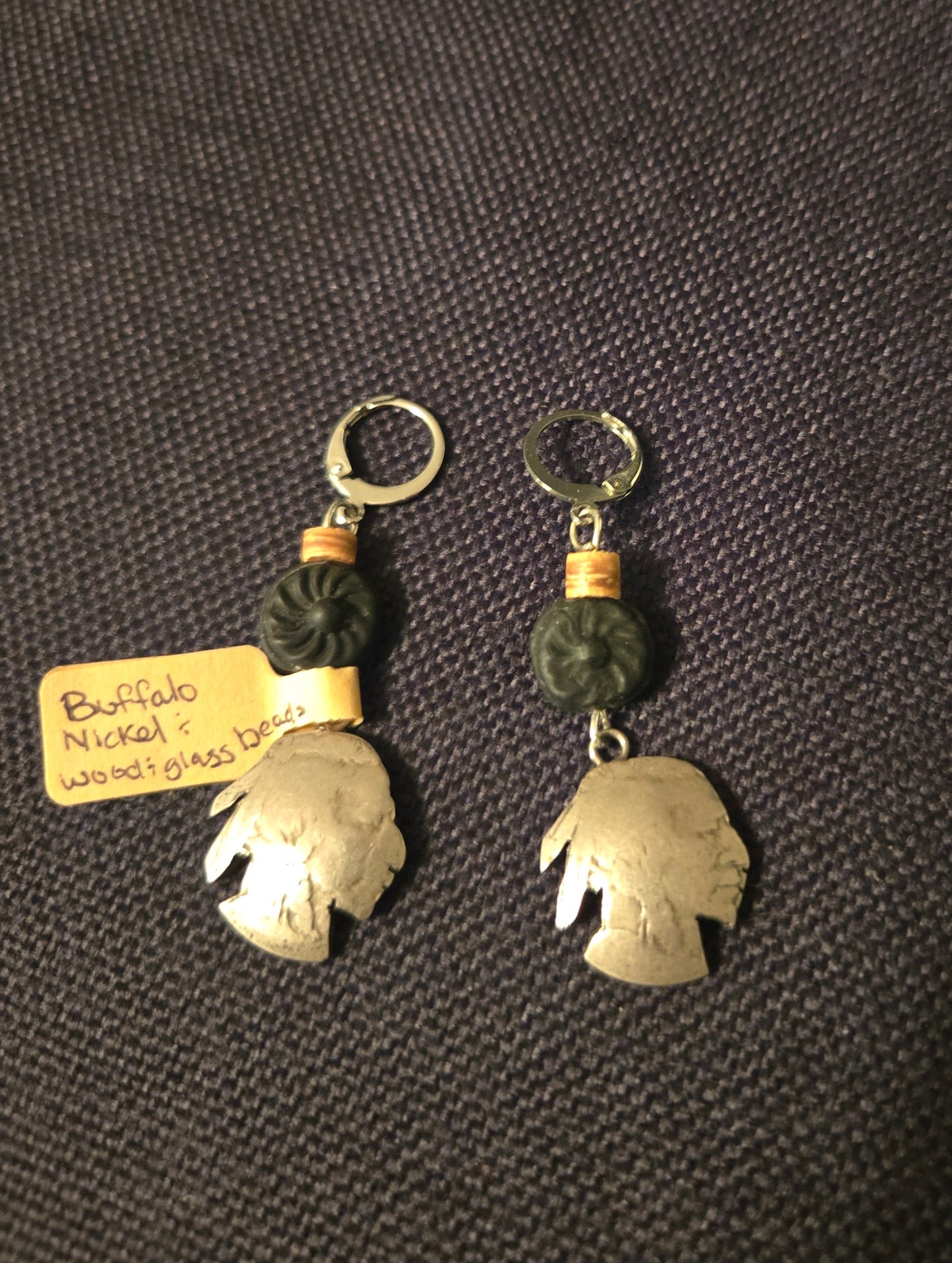 Buffalo Nickel Dangle Earrings